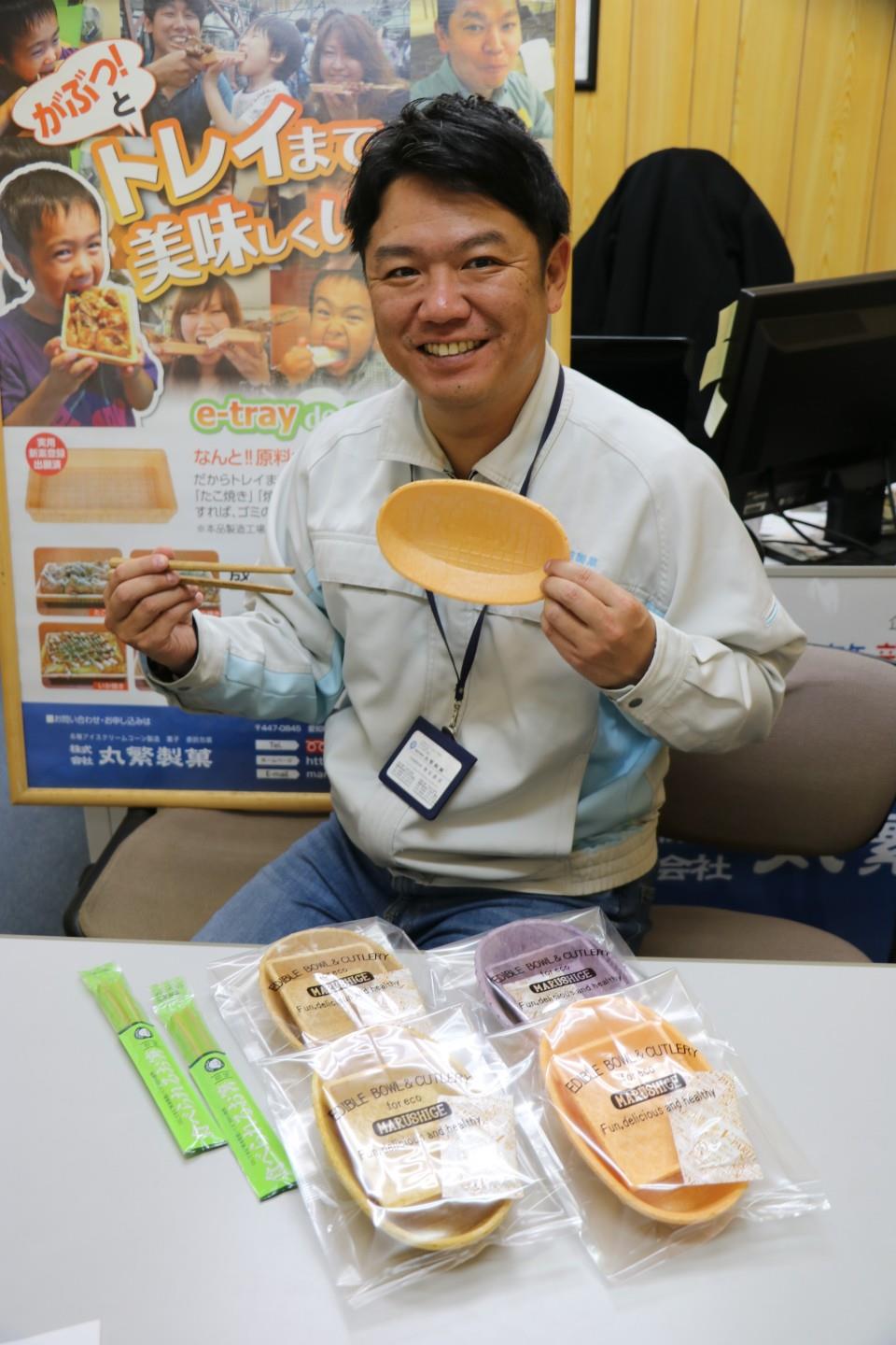 Giảm rác thải nhựa bằng chén, đĩa ăn được